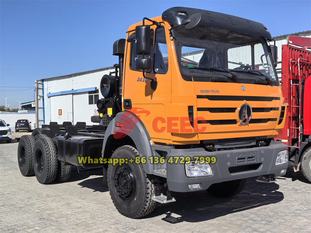 beiben 6x6 dump truck chassis