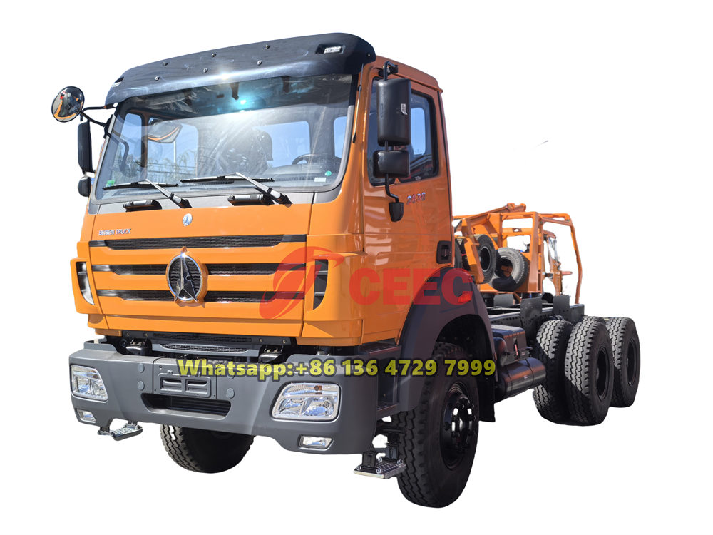 beiben 6x6 dump truck chassis