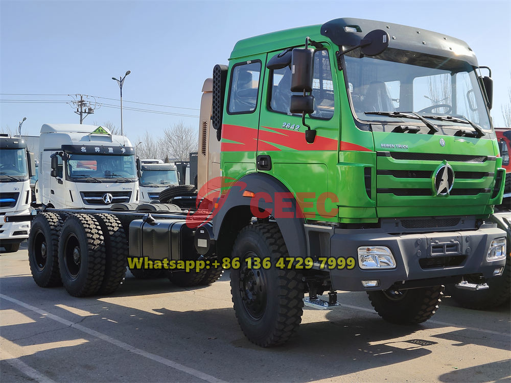 beiben 2642 off road truck chassis