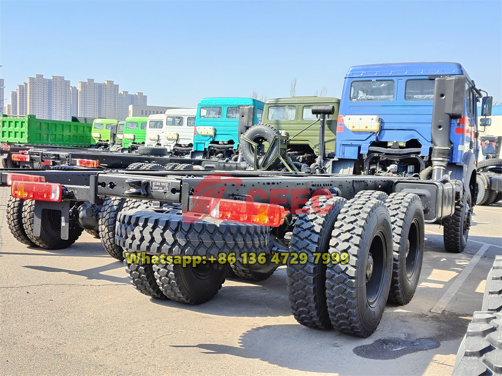 beiben 6x6 off road truck chassis