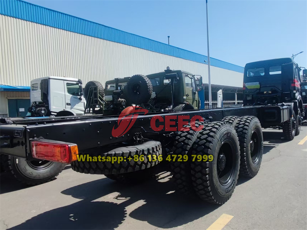 beiben 8x8 off road truck chassis