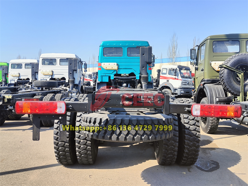 beiben 6x6 all wheel drive road truck