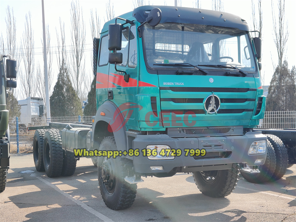 beiben 6x6 all wheel drive road truck