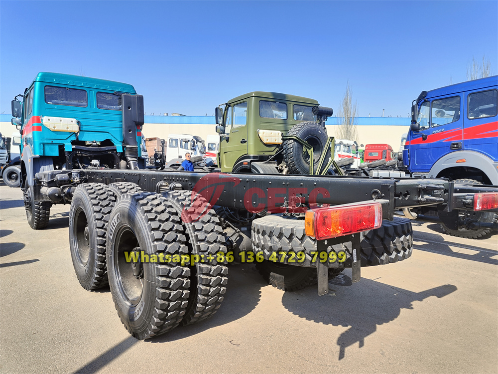 beiben 6x6 all wheel drive road truck