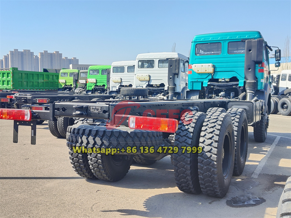 beiben 6x6 all wheel drive road truck