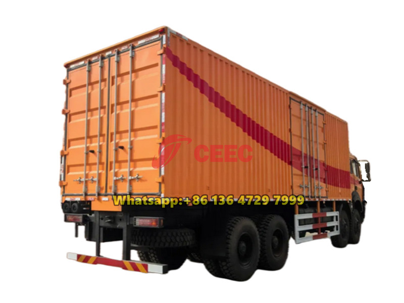 Beiben 8×8 cube van
