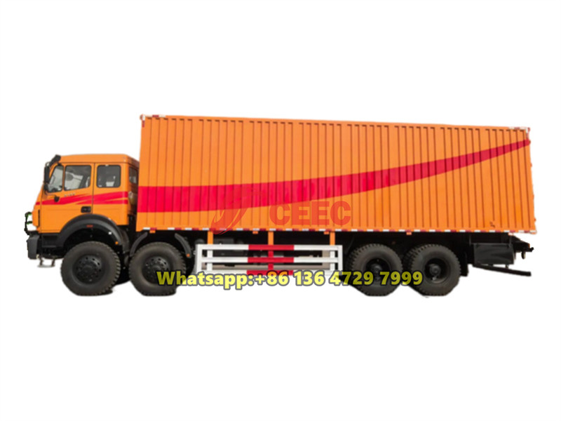 Beiben 8×8 off-road box truck