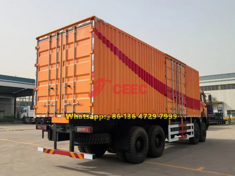 Beiben 8×8 AWD cargo van truck