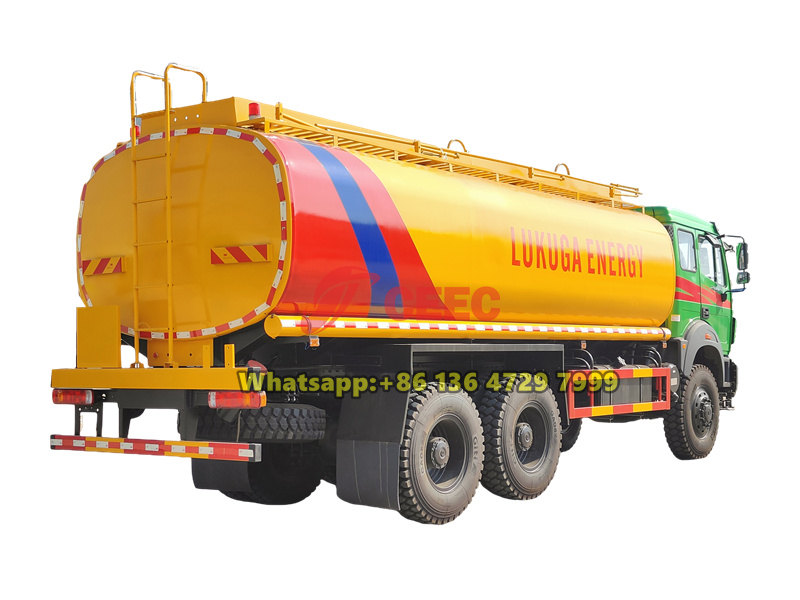 Beiben 6×6 diesel tanker truck