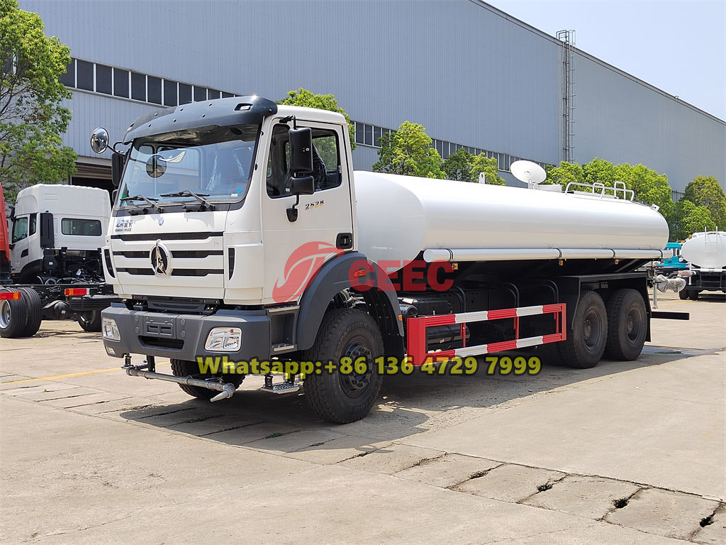 Beiben 3 axles water tanker truck