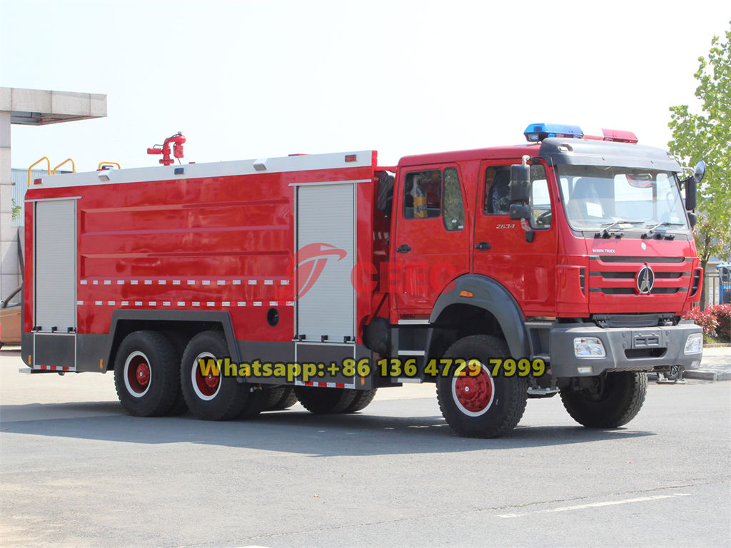 Beiben 10 wheeler fire truck