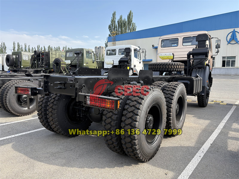Beiben 6×6 off-road chassis for sale