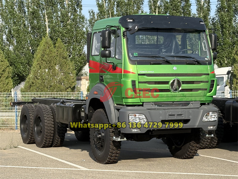 Beiben 6×6 off-road heavy duty chassis