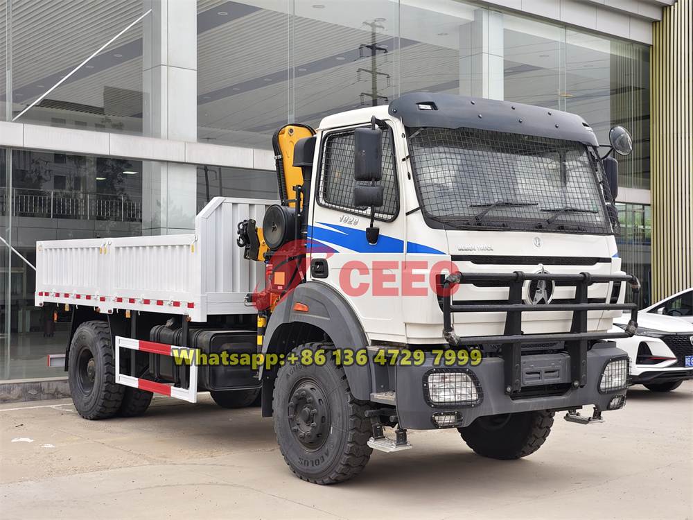 beiben 1929 crane truck