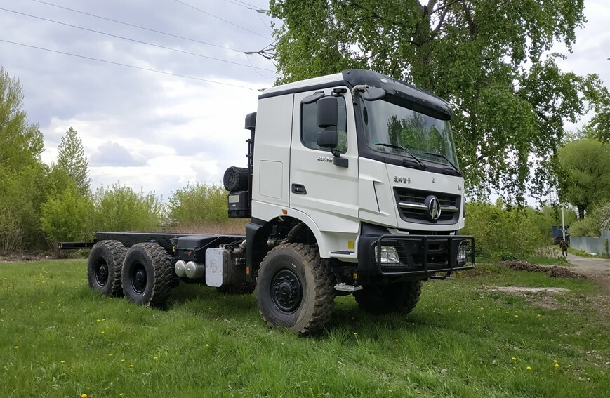 Beiben 6x6 off road truck chassis