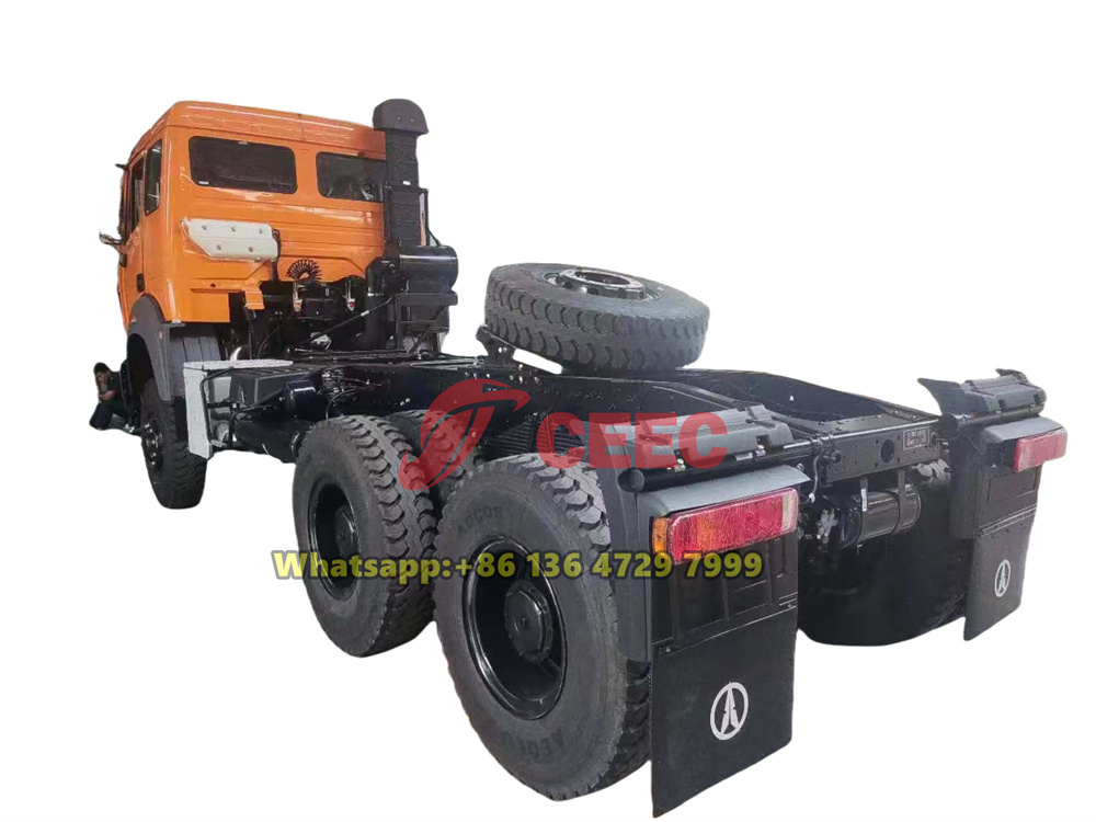 beiben 6x6 drive tractor head truck