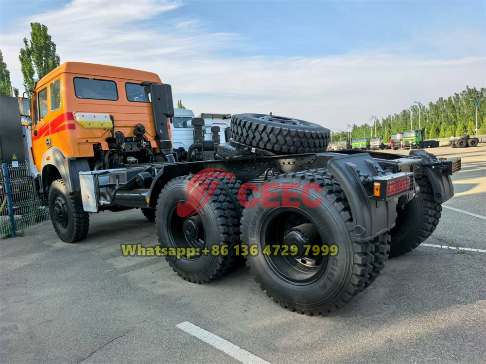 beiben 6x6 drive tractor head truck