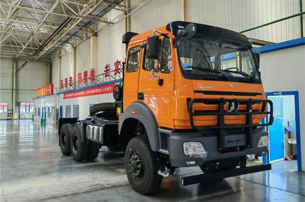 beiben 6x6 drive towing tractor truck