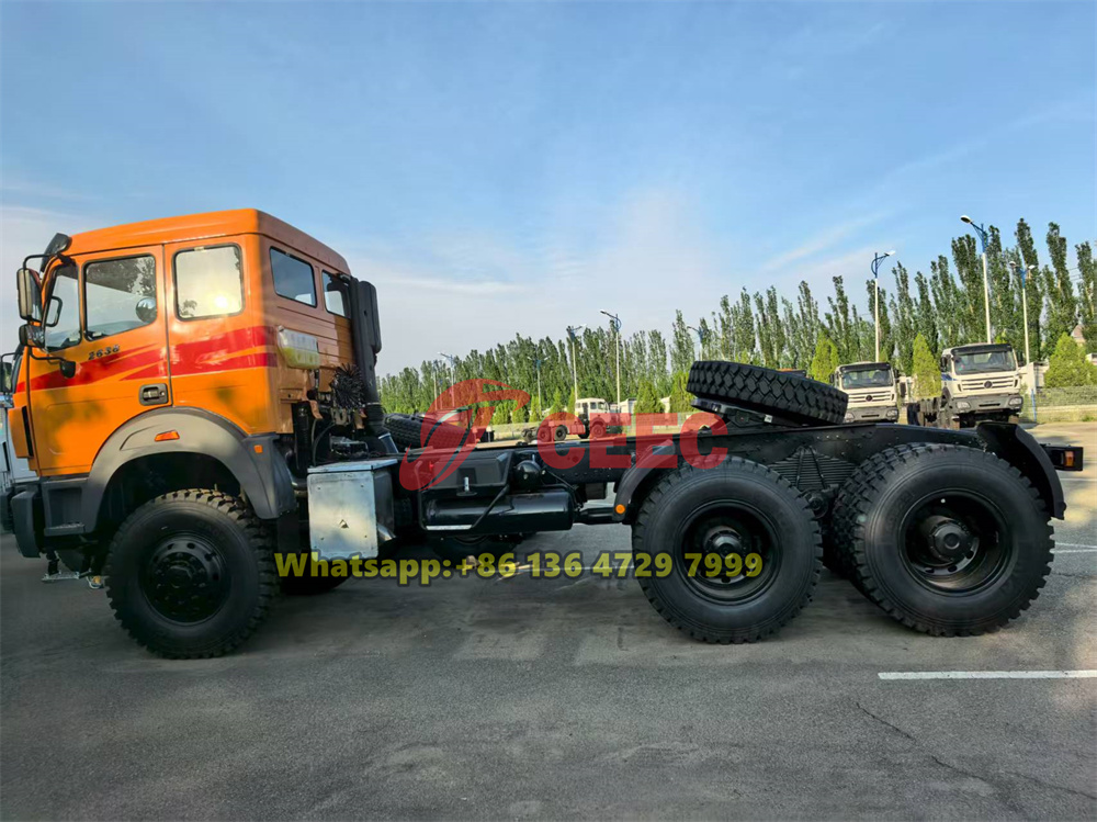 beiben 6x6 drive tractor head truck