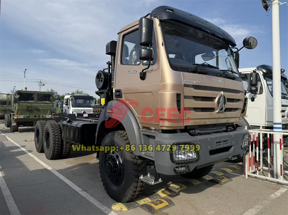 beiben 6x6 drive mining dump truck