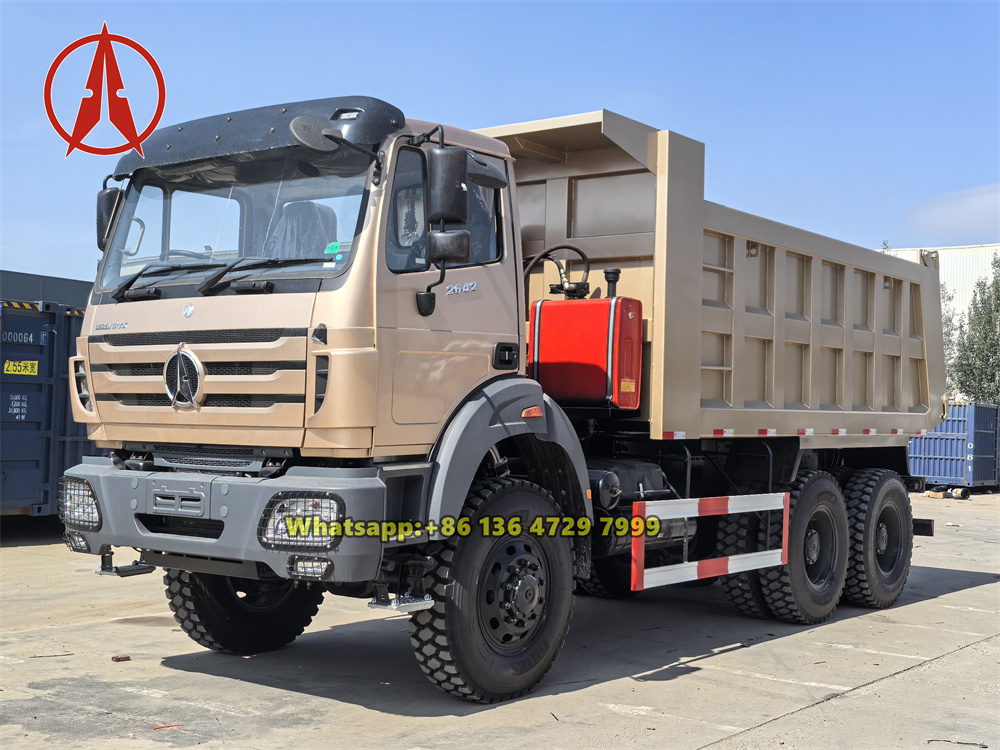 beiben 6x6 drive heavy dump truck