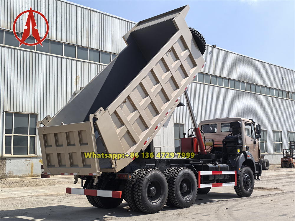beiben 6x6 drive heavy dump truck