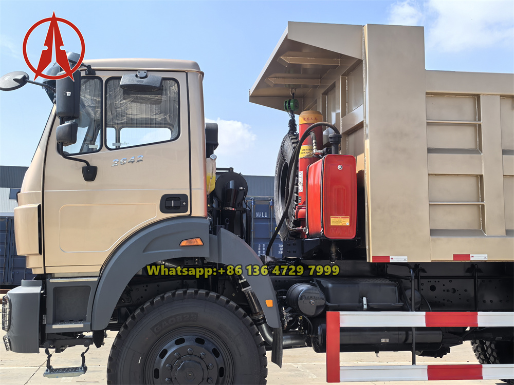 beiben 6x6 drive heavy dump truck