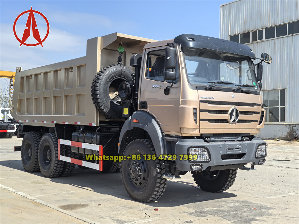 beiben 6x6 drive heavy dump truck