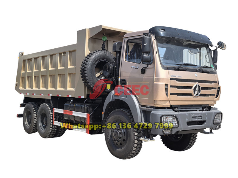 Beiben 2642 6×6 construction tipper lorry