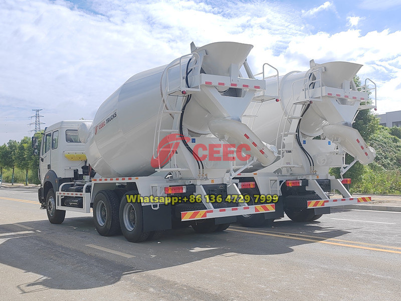 Beiben 10 cubic mixer trucks for export