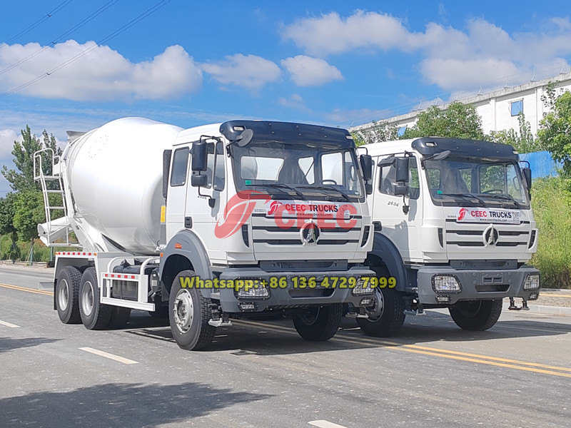 Beiben 10 wheeler 10CBM mixer truck