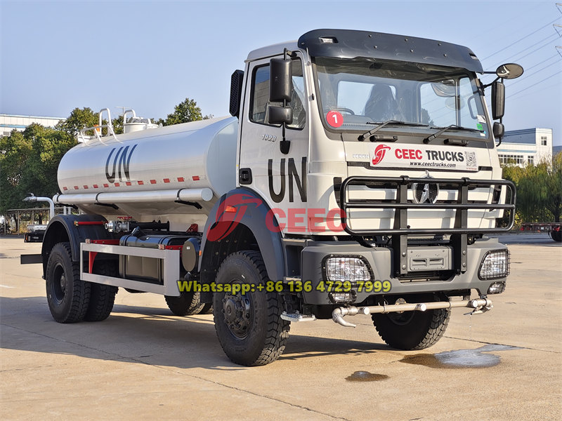 Beiben 4×4 AWD water tanker