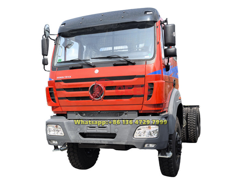 Beiben 6×6 off-road rigid chassis