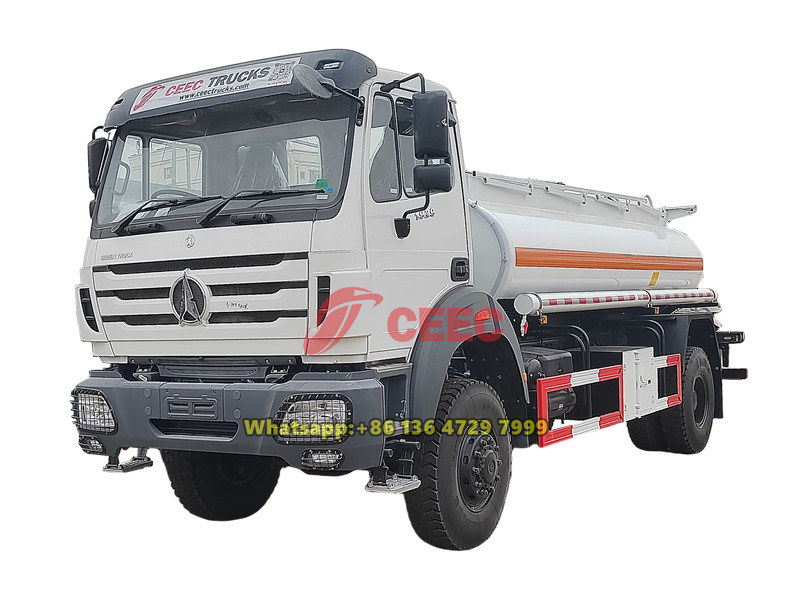 Beiben 4WD off-road fuel tanker truck