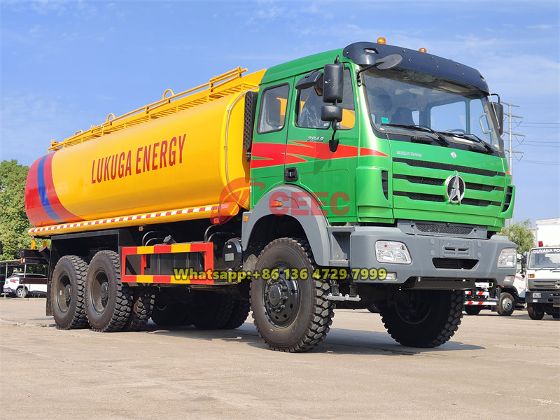 Beiben 6×6 fuel tanker truck