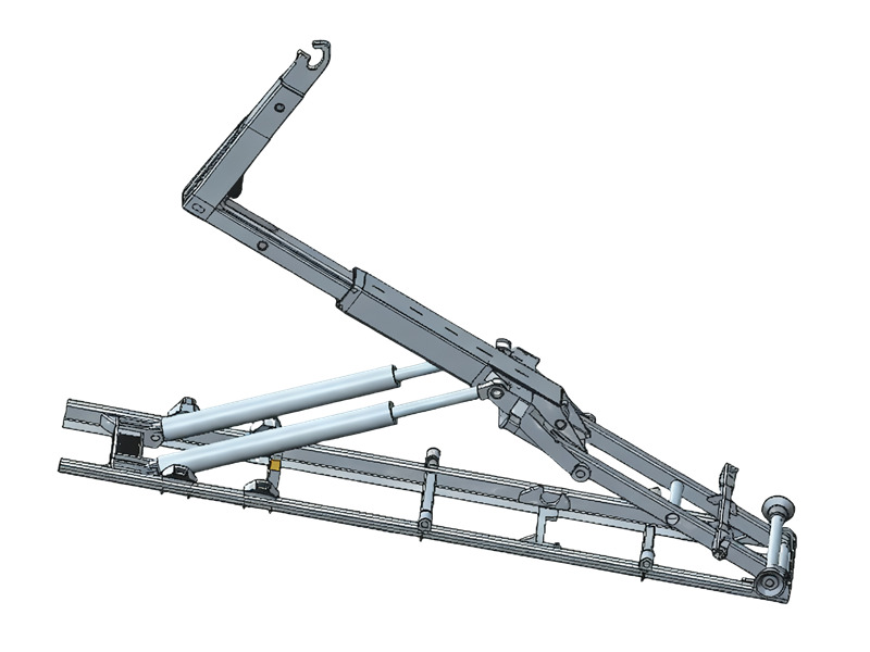 Hook lift garbage truck drawing