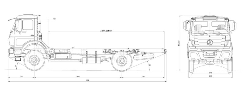 beiben 6x6 truck drawing beiben 6x6 truck drawing