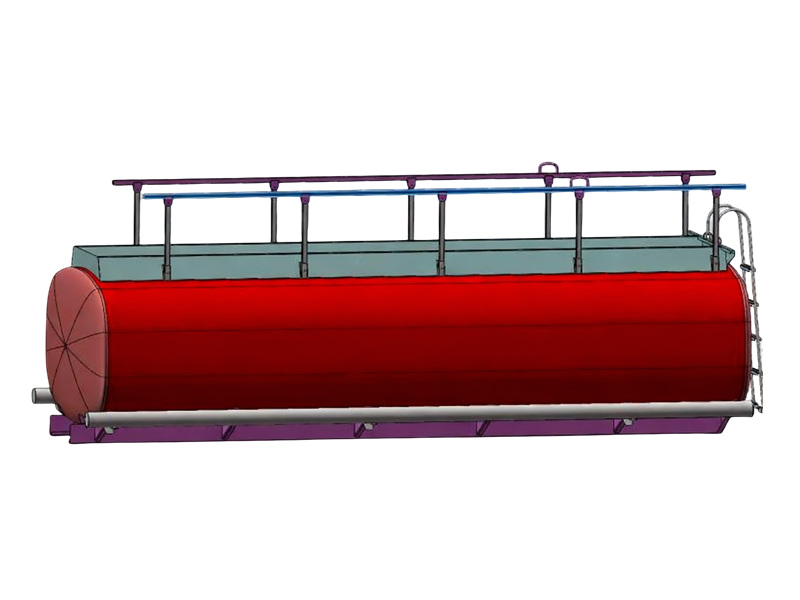 Beiben fuel bowser truck drawing