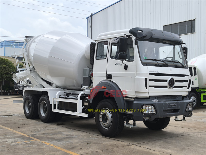 beiben concrete mixer truck