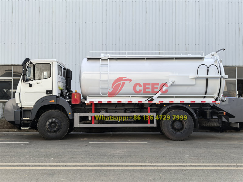 Beiben 6 wheeler vacuum suction truck for sale Beiben 6 wheeler vacuum suction truck for sale