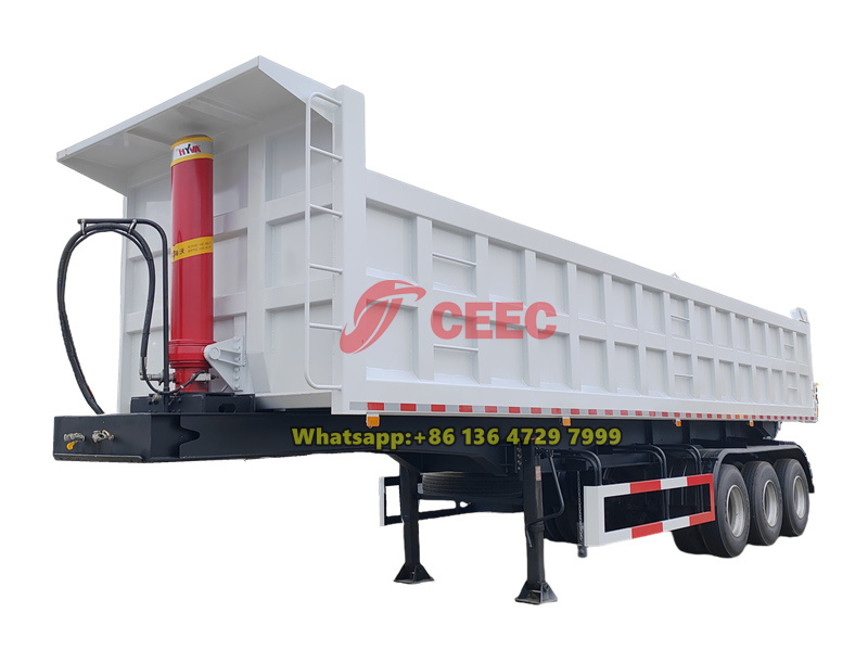 3 axles dump semi trailer