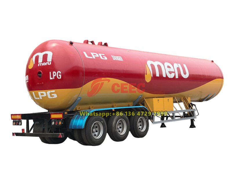 56000 liters LPG tanker trailer for sale