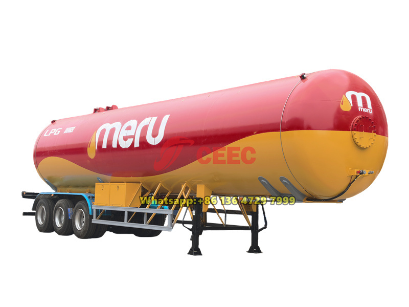 3 axles LPG tanker trailer