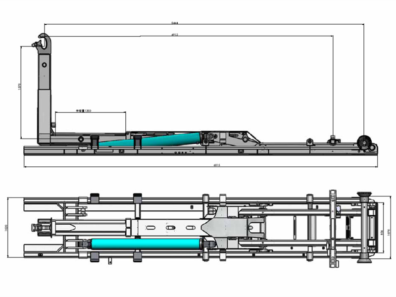 Beiben 20-ton hook loader drawing Beiben 20-ton hook loader drawing
