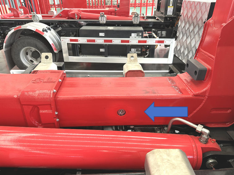 Beiben hook loader truck for sale Beiben hook loader truck for sale