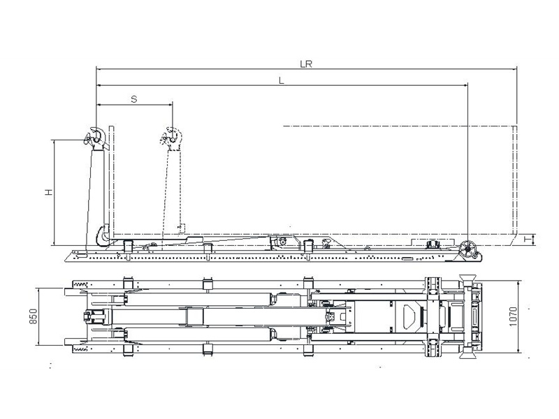 Beiben 20-ton hook loader drawing Beiben 20-ton hook loader drawing