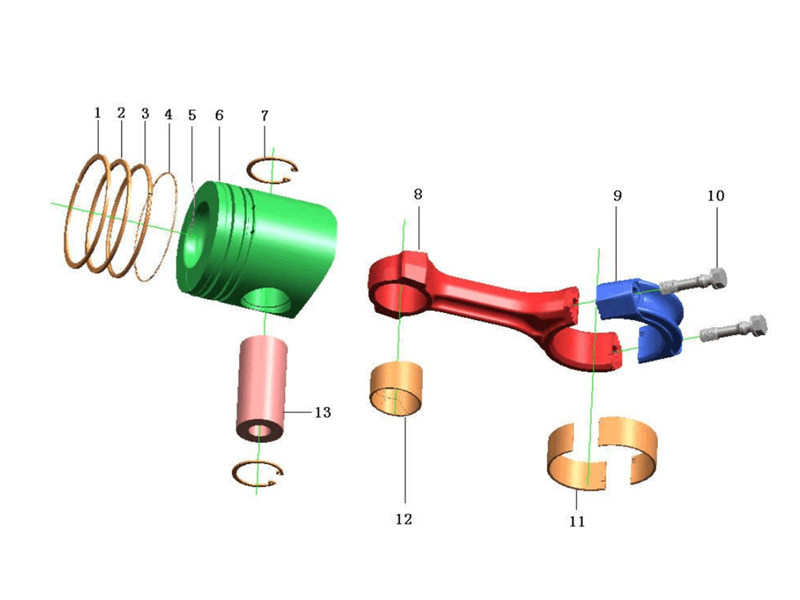 Beiben 2642 truck engine parts