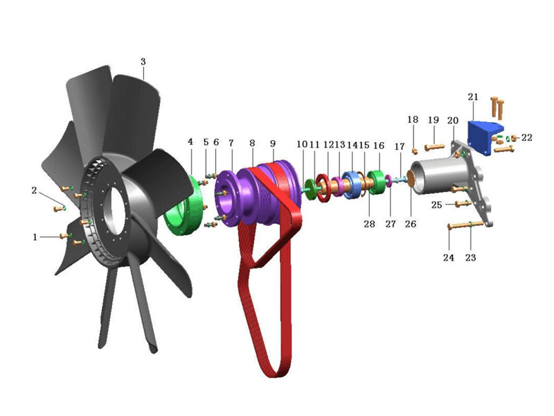 Beiben 2642 truck engine parts