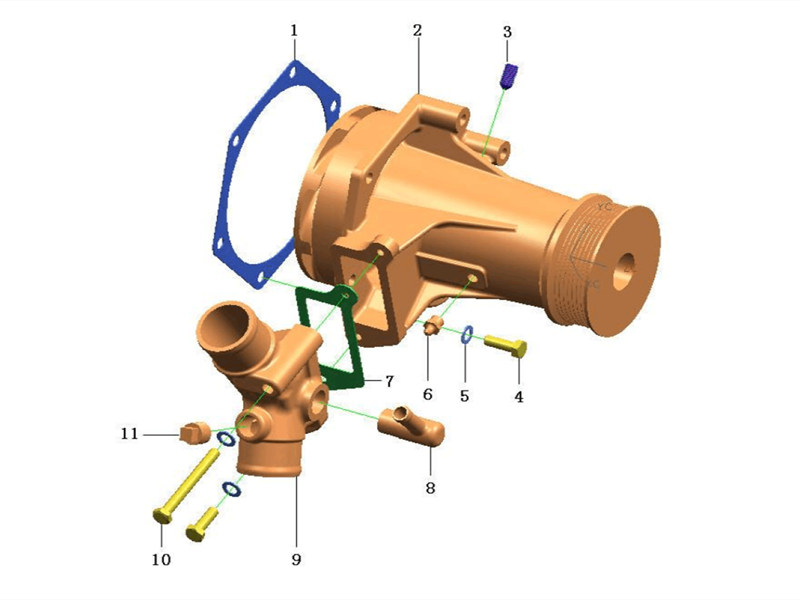 Beiben 2642 truck engine parts