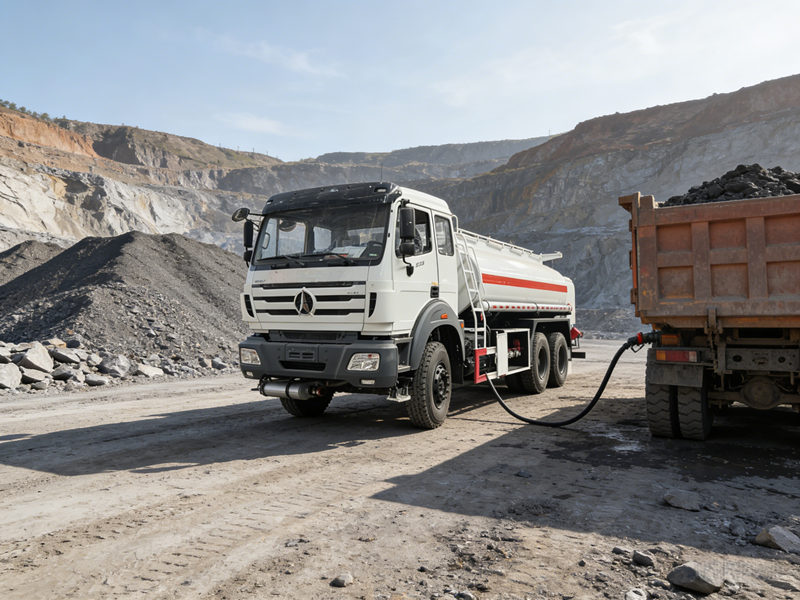 Beiben heavy duty fuel tanker truck